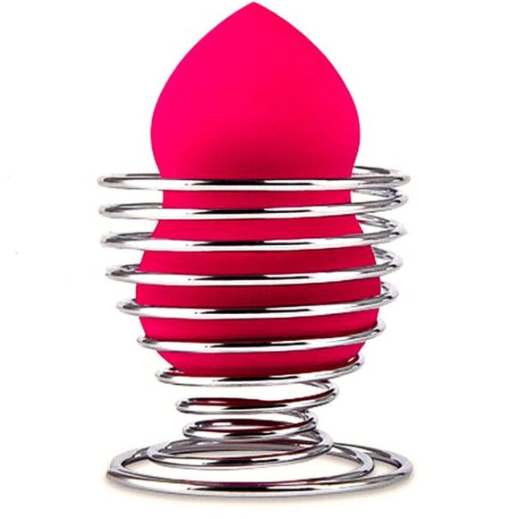 Other - Beauty Makeup Sponge Blender Holder Silver Makeup Sponge Holder Drying Stand Egg